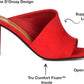JOURNEE COLLECTION Womens Shoes 40 / Red JOURNEE COLLECTION -  Tru Comfort Foam Allea Slide