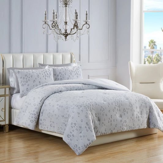 JUICY COUTURE Comforter/Quilt/Duvet Full/Queen / Grey JUICY COUTURE - Valentina Comforter Set