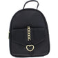 JUICY COUTURE Women Bags Black JUICY COUTURE -  Unchain My Heart Faux Leather Chain Backpack