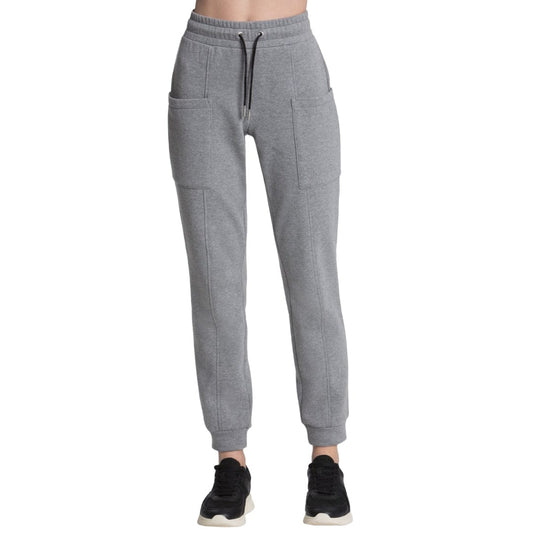 JUICY COUTURE Womens Bottoms S / Grey JUICY COUTURE - Cargo Pin Tuck Fleece Pants