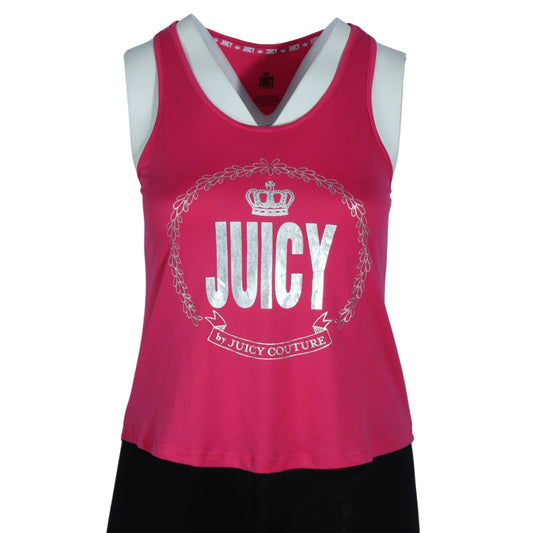 JUICY COUTURE Womens Tops L / Pink JUICY COUTURE - Graphic Tank Top