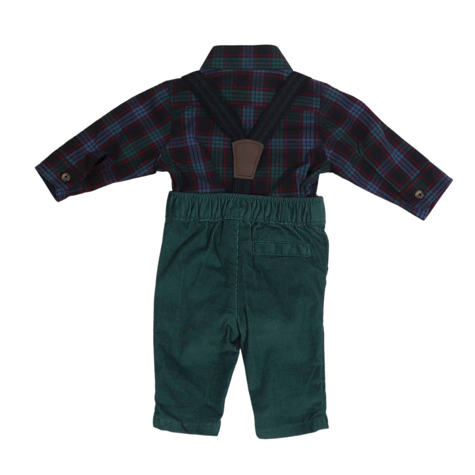 JUST ONE YOU Baby Boy New Born / Green JUST ONE YOU - Baby - Corduroy Pants Boy