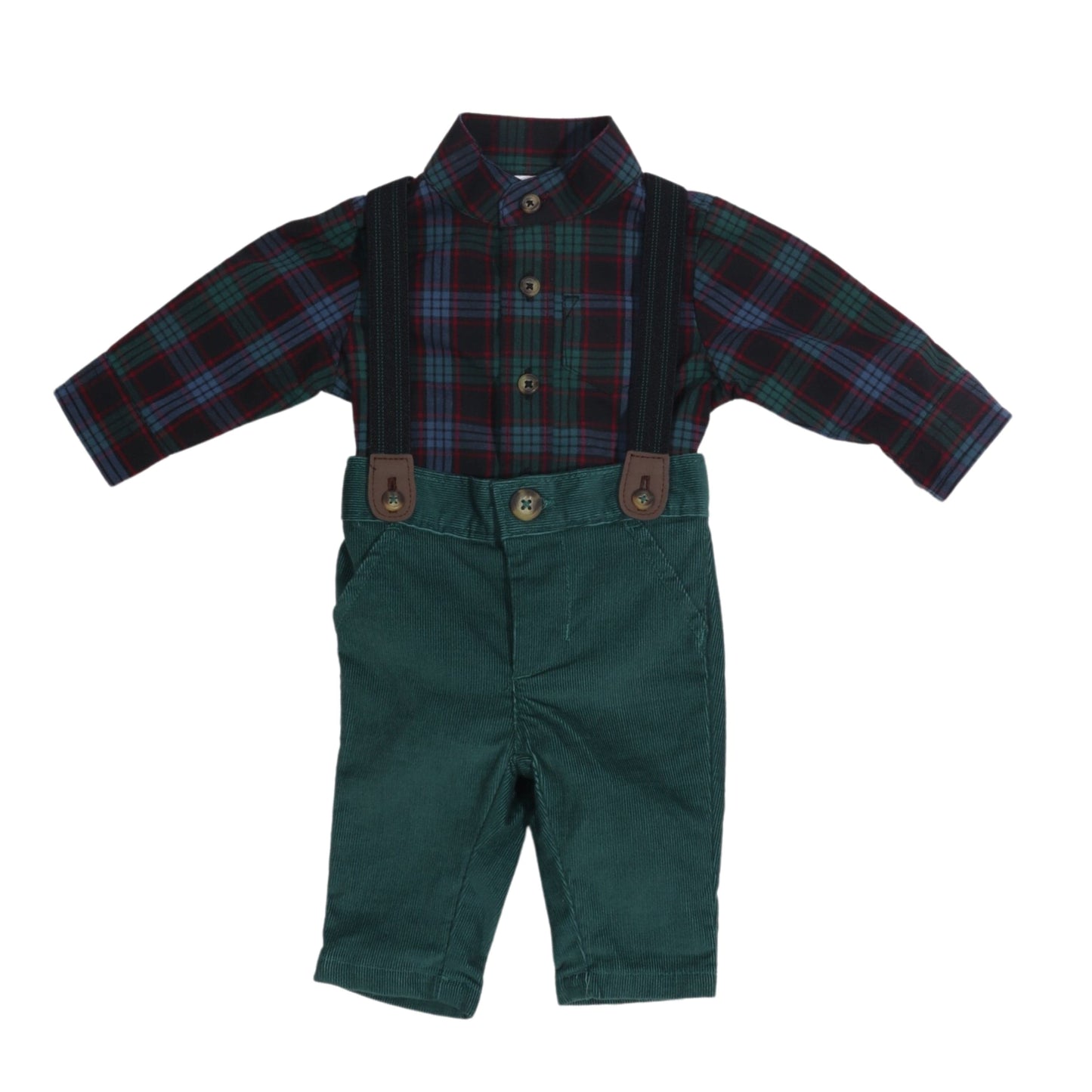 JUST ONE YOU Baby Boy New Born / Green JUST ONE YOU - Baby - Corduroy Pants Boy