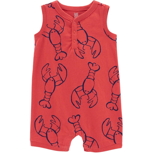 JUST ONE YOU Baby Boy 6 Month / Red JUST ONE YOU - Baby - Lobster Romper Body