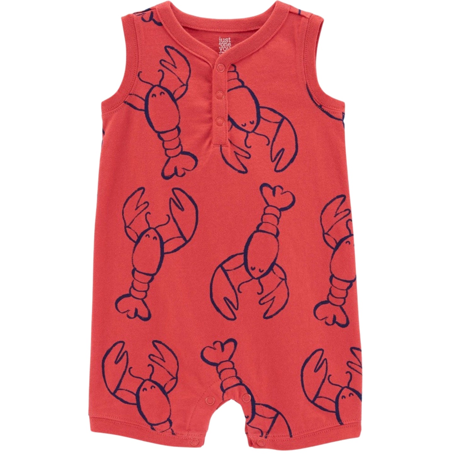 JUST ONE YOU Baby Boy 6 Month / Red JUST ONE YOU - Baby - Lobster Romper Body