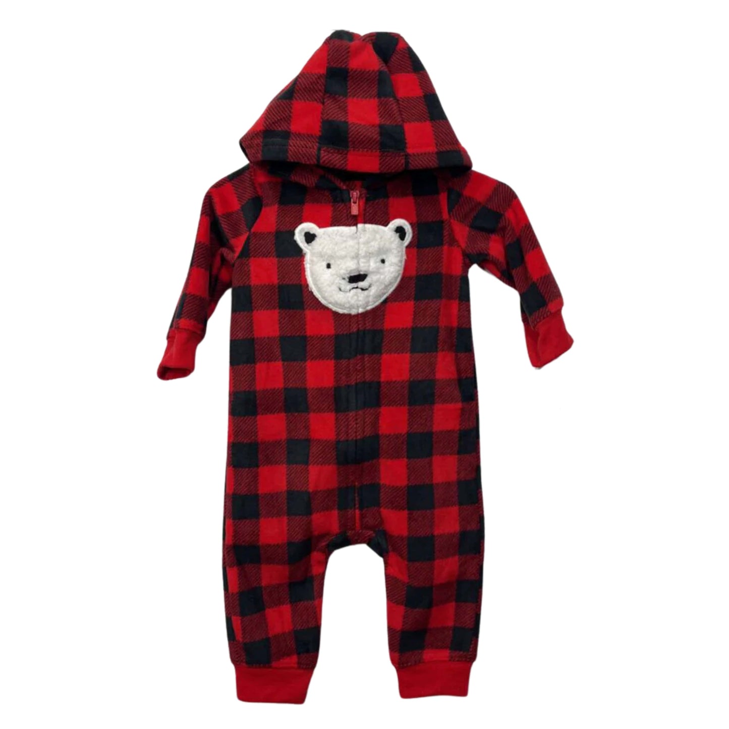 JUST ONE YOU Baby Boy 3 Month / Multi-Color JUST ONE YOU - Plaid overalls