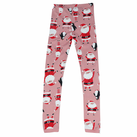 JUST ONE YOU Girls Bottoms M / Multi-Color JUST ONE YOU - Santa printed girls pants