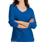 KAREN SCOTT Womens Tops M / Blue KAREN SCOTT - Scoop-Neckline Top