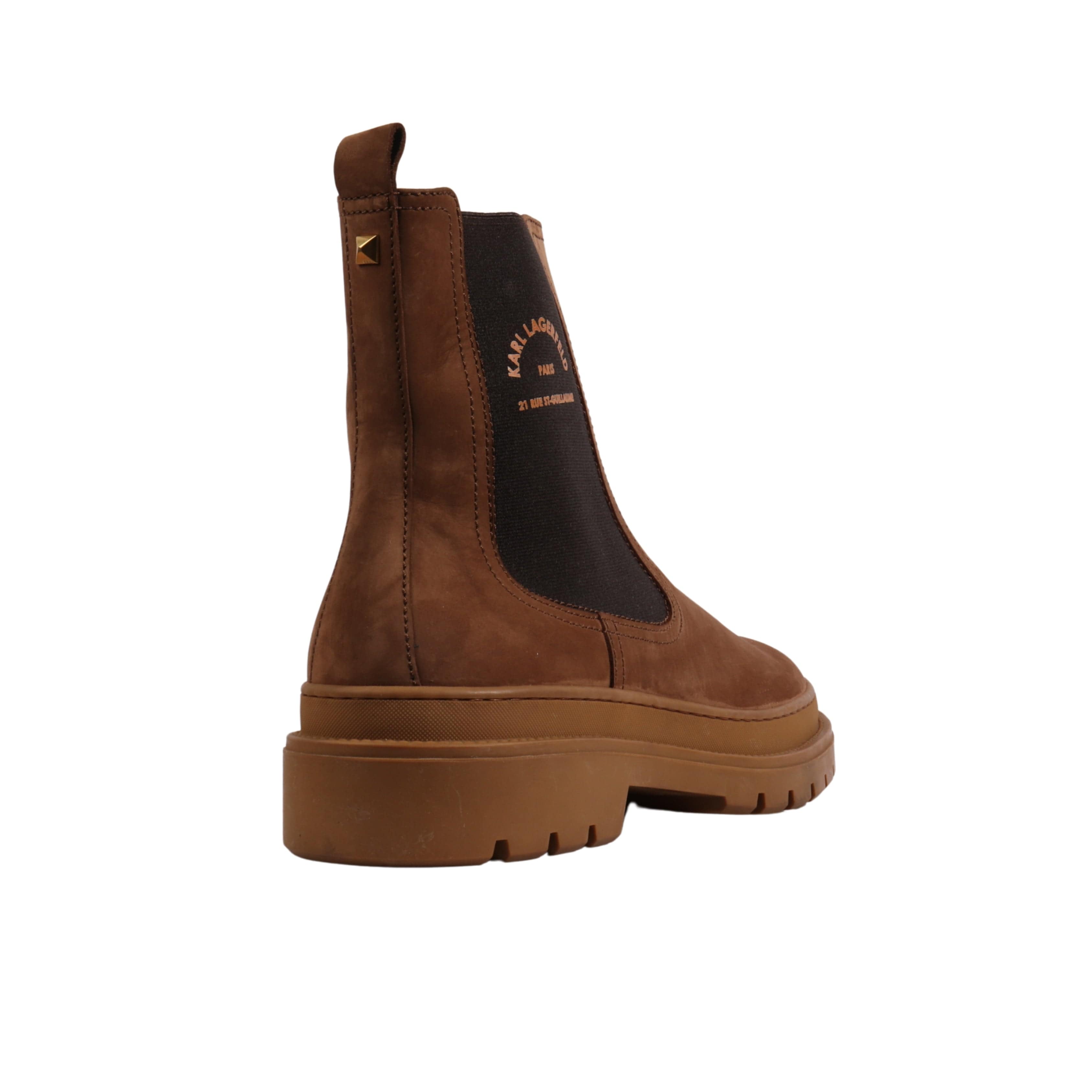 Karl lagerfeld paris suede chelsea clearance boot