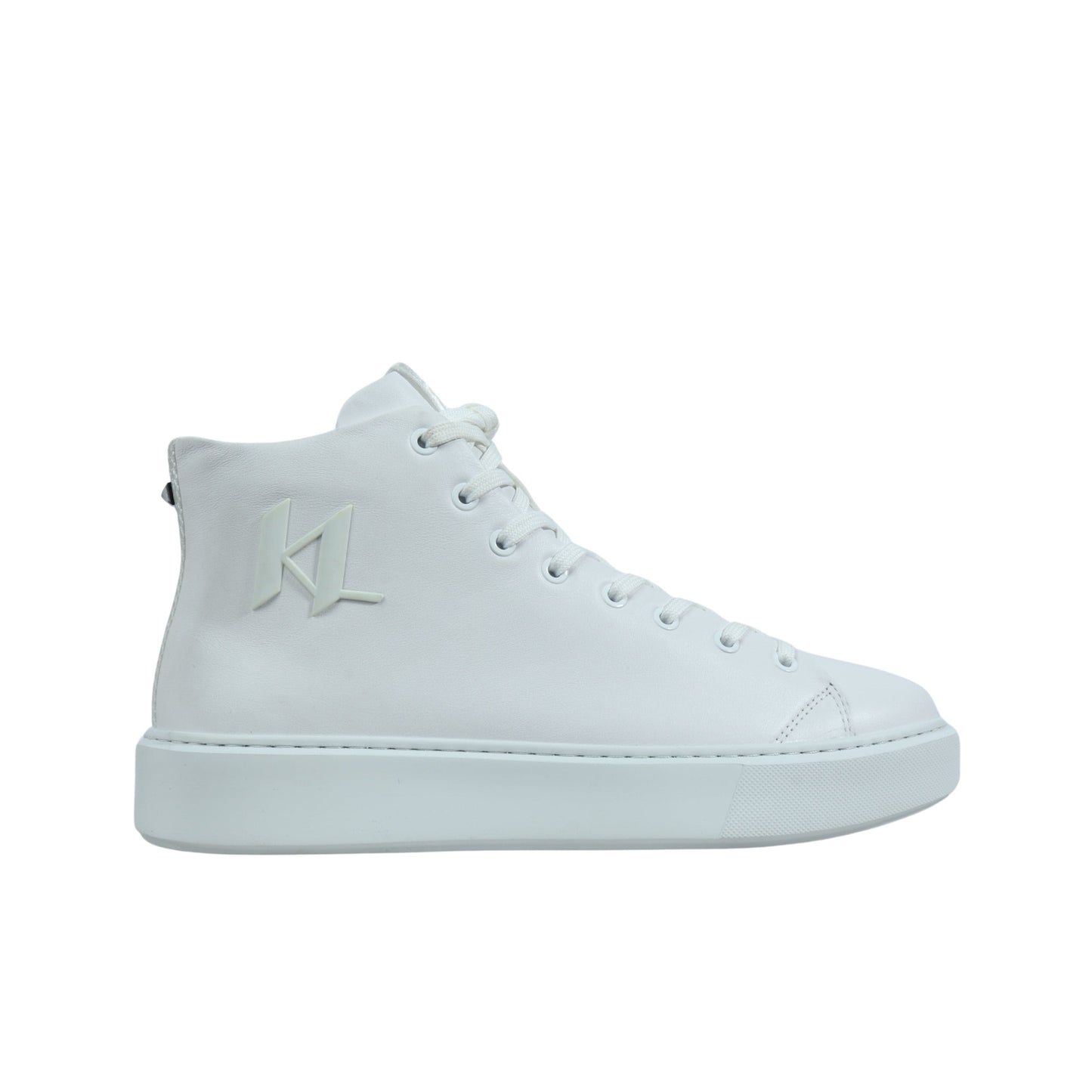 KARL LAGERFELD Mens Shoes 42 / White KARL LAGERFELD - Lace Boot Sneakers