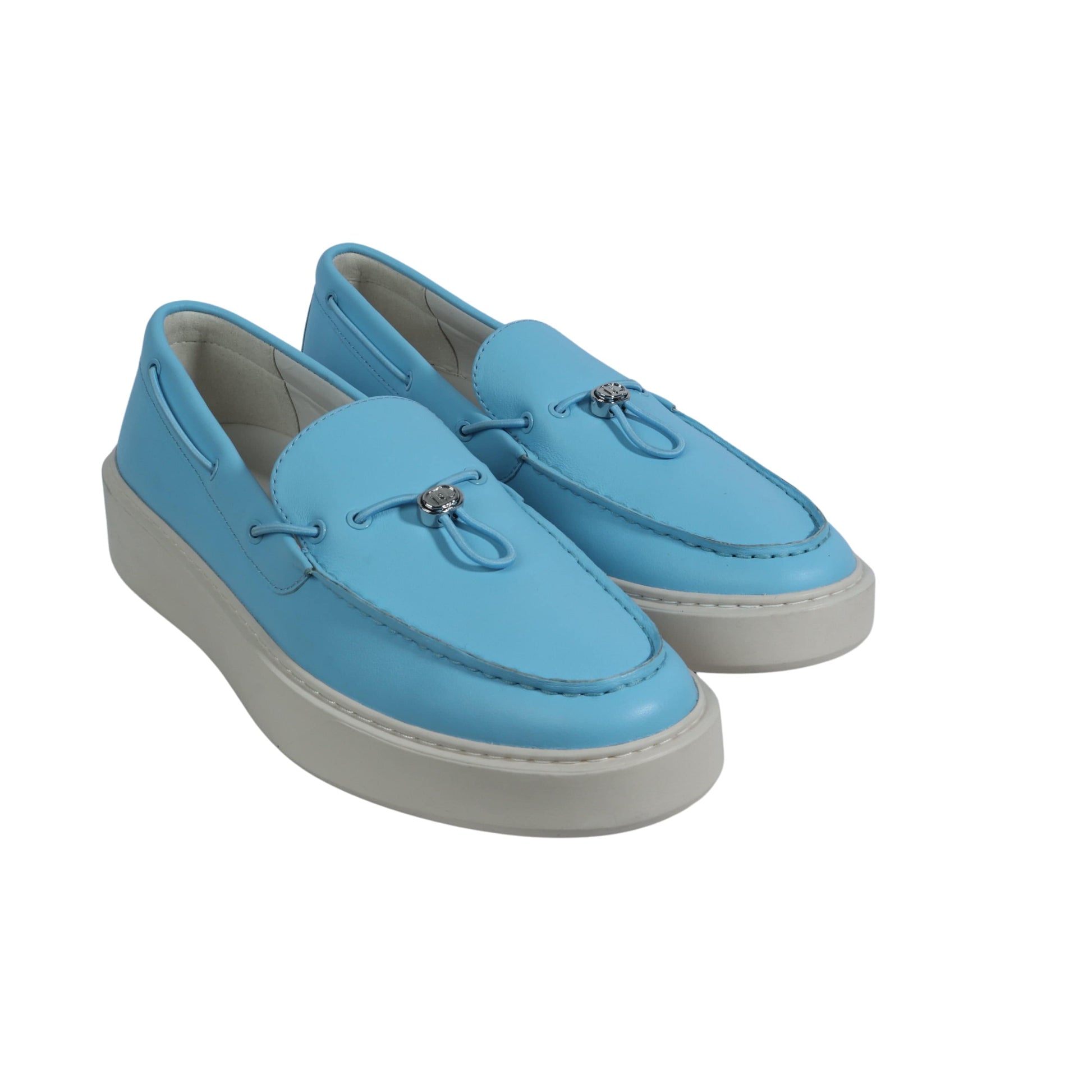 KARL LAGERFELD Mens Shoes 42 / Blue KARL LAGERFELD - Loafer Designed With Strap