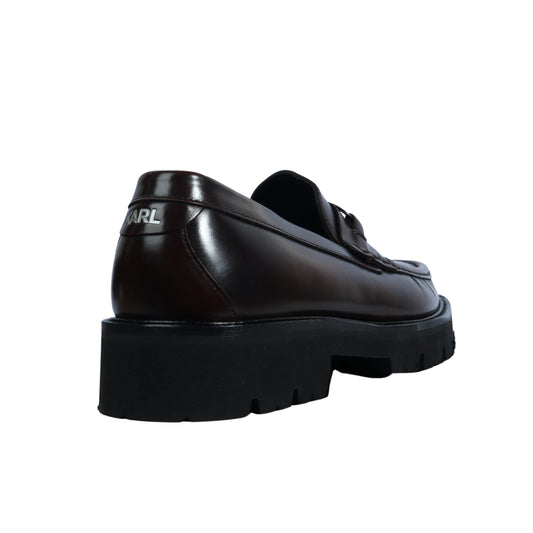 KARL LAGERFELD Mens Shoes 42 / Brown KARL LAGERFELD - Logo Upper Loafer
