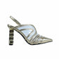 KARL LAGERFELD Womens Shoes 37 / Gold KARL LAGERFELD - Closed Front Heels