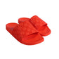 KARL LAGERFELD Womens Shoes 37 / Orange KARL LAGERFELD - Logo-Embossed Slipper