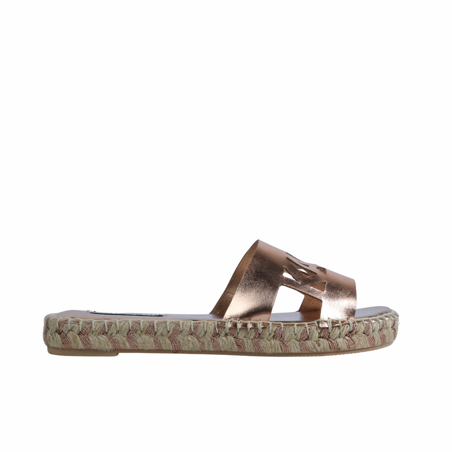 KARL LAGERFELD Womens Shoes 37 / Bronze KARL LAGERFELD - Slip On Wedge Slipper