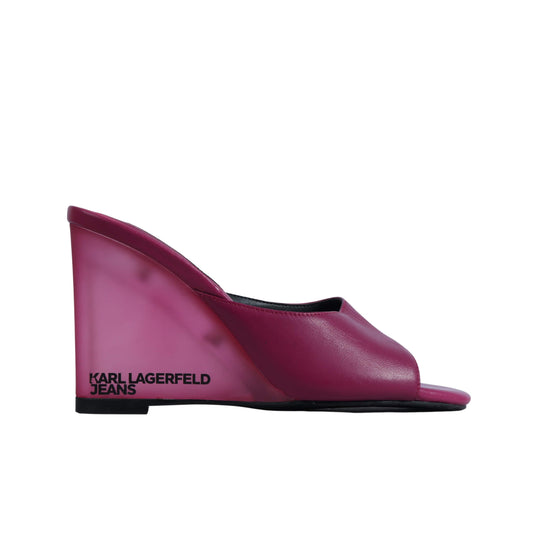 KARL LAGERFELD Womens Shoes 37 / Pink KARL LAGERFELD - Square Toe Sandal