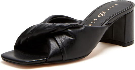 KATY PERRY Womens Shoes 39 / Black KATY PERRY -  The Tooliped Twisted Sandal Heeled