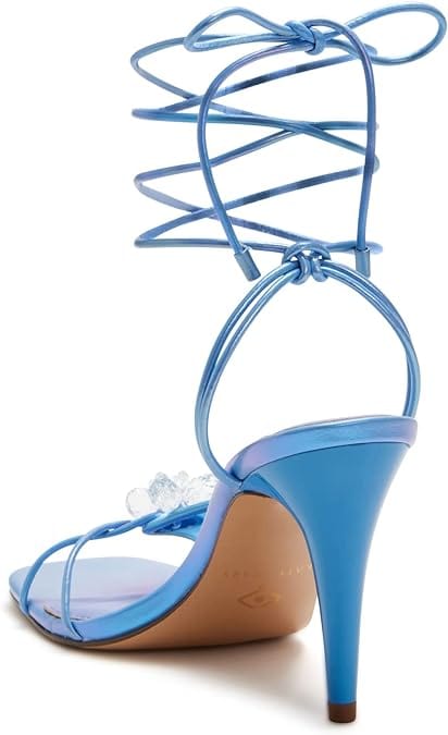 KATY PERRY Womens Shoes 38 / Blue KATY PERRY -  The Vivvian Flower Sandal Heeled