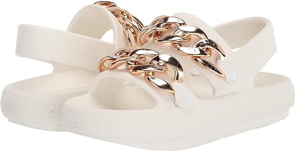 KENNETH COLE Womens Shoes 37 / White KENNETH COLE - Mello Eva Sling Chain