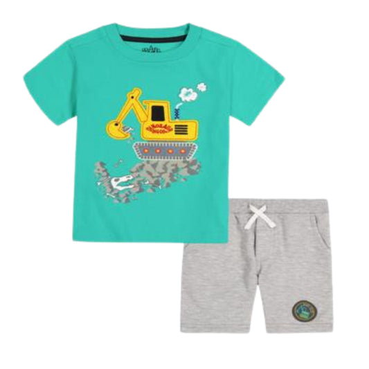 KIDS HEADQUARTERS Baby Boy 3 Years / Multi-Color KIDS HEADQUARTERS - BABY - T-Shirt and Shorts Set