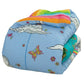 KIDZ MIX Comforter/Quilt/Duvet Twin / Multi-Color KIDZ MIX - Rainbow Unicorn Bed-in-a-Bag Set