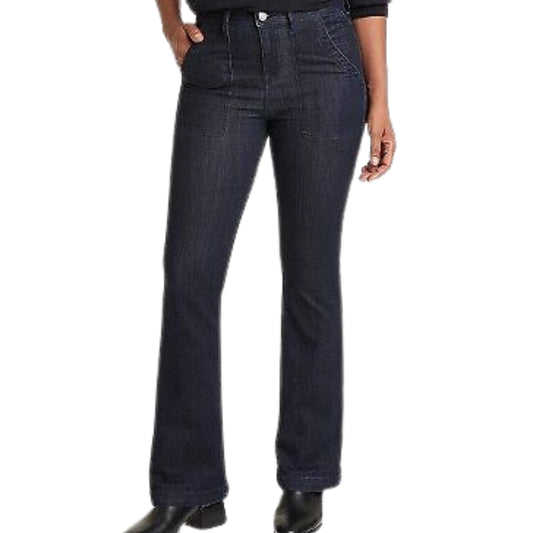 KNOX ROSE Womens Bottoms L / Black KNOX ROSE -  High-Rise Anywhere Flare Jeans