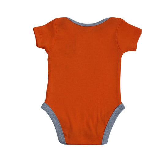 KOALA BABY Baby Boy 3-6 Month / Orange KOALA BABY - Baby - Animal Embroidery Bodysuit