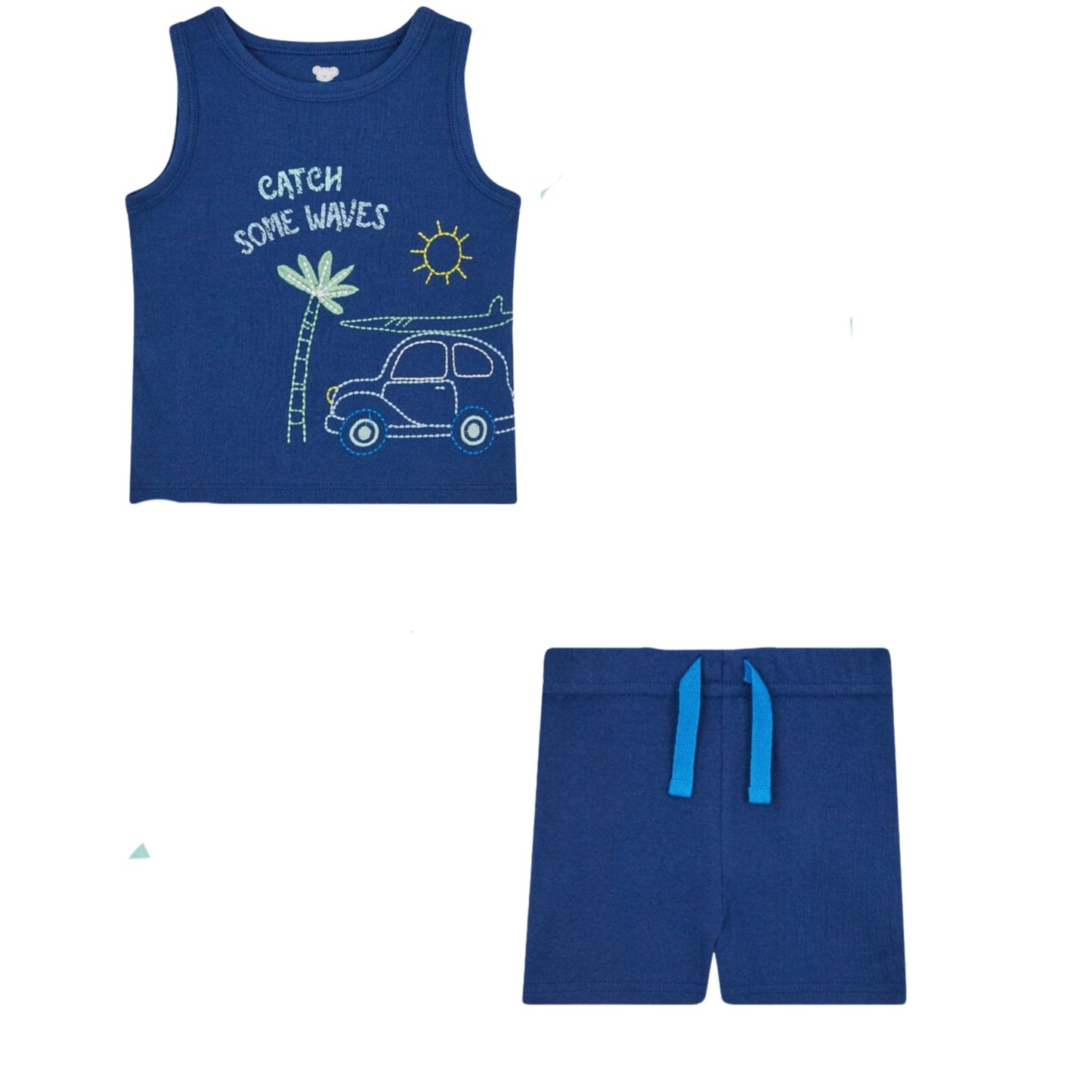 KOALA BABY Baby Boy 9-12 Month / Navy KOALA BABY - BABY - Tank Top And Short