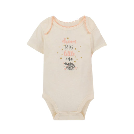 KOALA BABY Baby Girl 3-6 Month / Off-White KOALA BABY - Baby - Dream Big Little One Bodysuit
