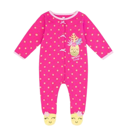 KOALA BABY Baby Girl 0-3 Month / Multi-Color KOALA BABY - BABY -  Pineapple Footie