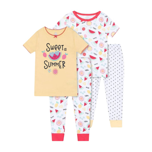 KOALA BABY Baby Girl 12 Month / Multi-Color KOALA BABY - Baby - 'Sweet as Summer' Fruit Pajama Set