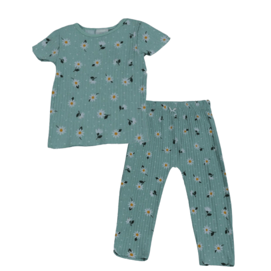 KOALA BABY Baby Girl 18-24 Month / Green KOALA BABY - BABY - T-shirt and leggings Pajamas Set