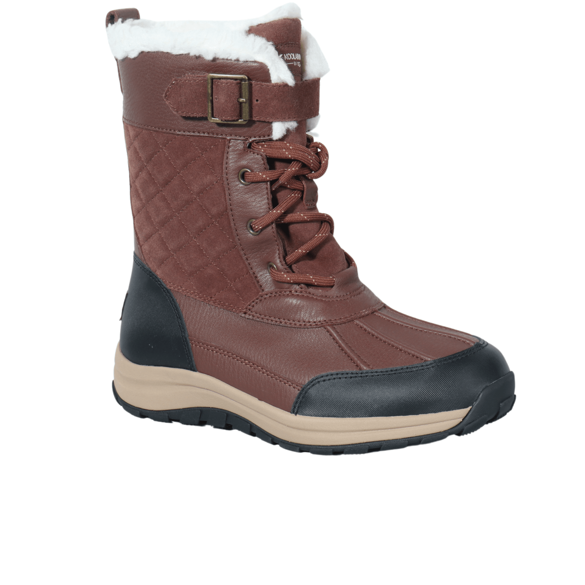 KOOLABURRA BY UGG Womens Shoes 38 / Brown KOOLABURRA BY UGG - Quilted hiker boots