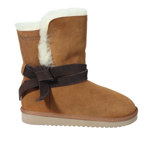 KOOLABURRA BY UGG Womens Shoes 38 / Brown KOOLABURRA BY UGG - Suede strap boots