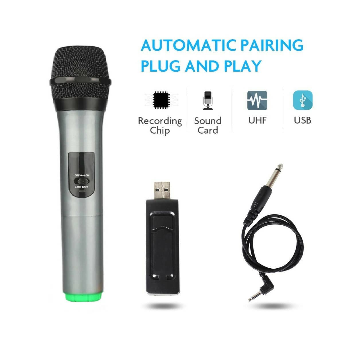 LANGTING Electronic Accessories LANGTING - UHF Single Channel Wireless Microphone - L16