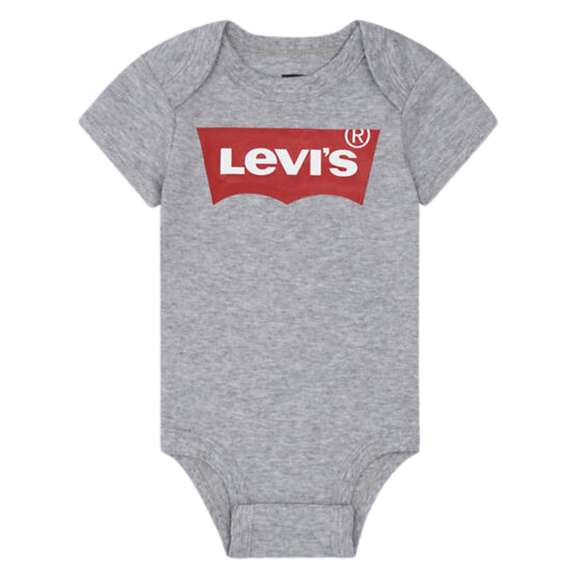 LEVI'S Baby Boy New Born / Grey LEVI'S - BABY - Logo Bodysuit
