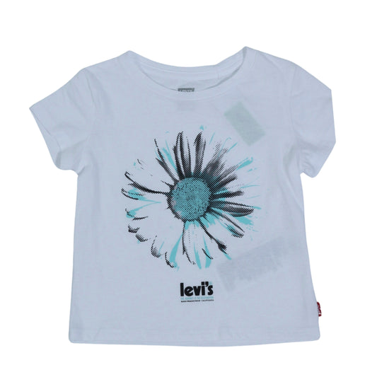 LEVI'S Girls Tops XS / White LEVI'S - KIDS - Short Sleeve T-Shirt