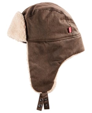 LEVI'S Hats & Headbands Brown LEVI'S -Canvas Trapper Ha