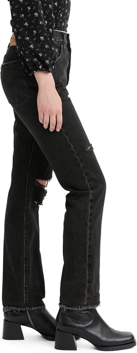 LEVI'S L / Black / 30 LEVI'S - 501 JeanS DestructioN Denim