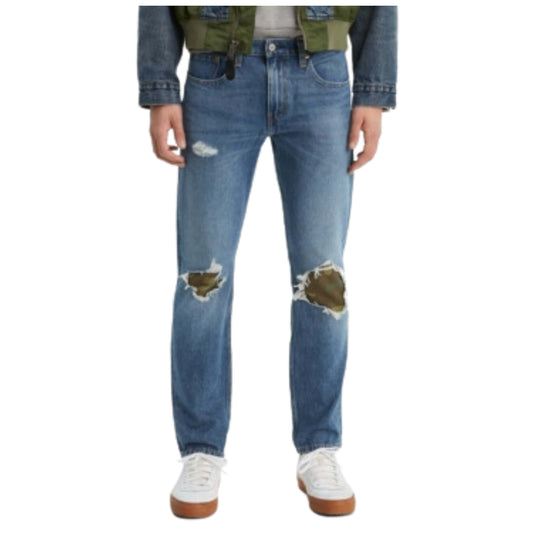 LEVI'S Mens Bottoms M / Blue LEVI'S - Denim Distressed Camo Jeans