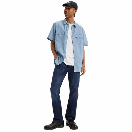LEVI'S Mens Bottoms XL / Blue LEVI'S - Straight Flex Jeans