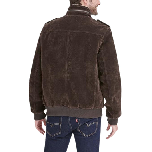 LEVI'S Mens Jackets LEVI'S - Faux Suede Aviator Jacket