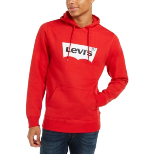 LEVI'S Mens Tops XL / Red LEVI'S - Fleece Logo Hoodie