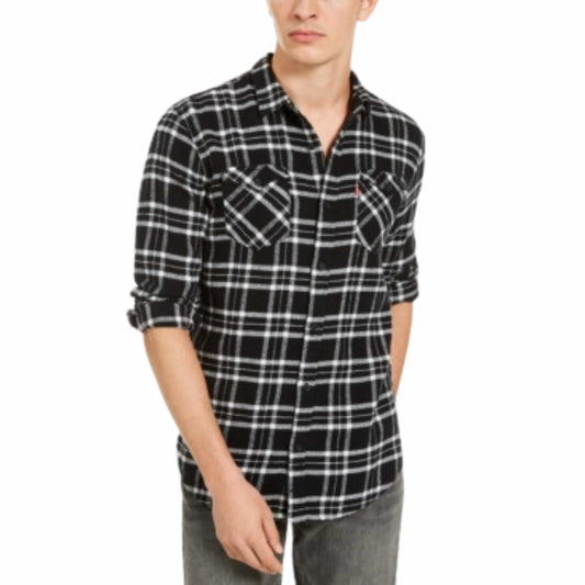 LEVI'S Mens Tops XL / Multi-Color LEVI'S - Regular-Fit Plaid Flannel Shirt