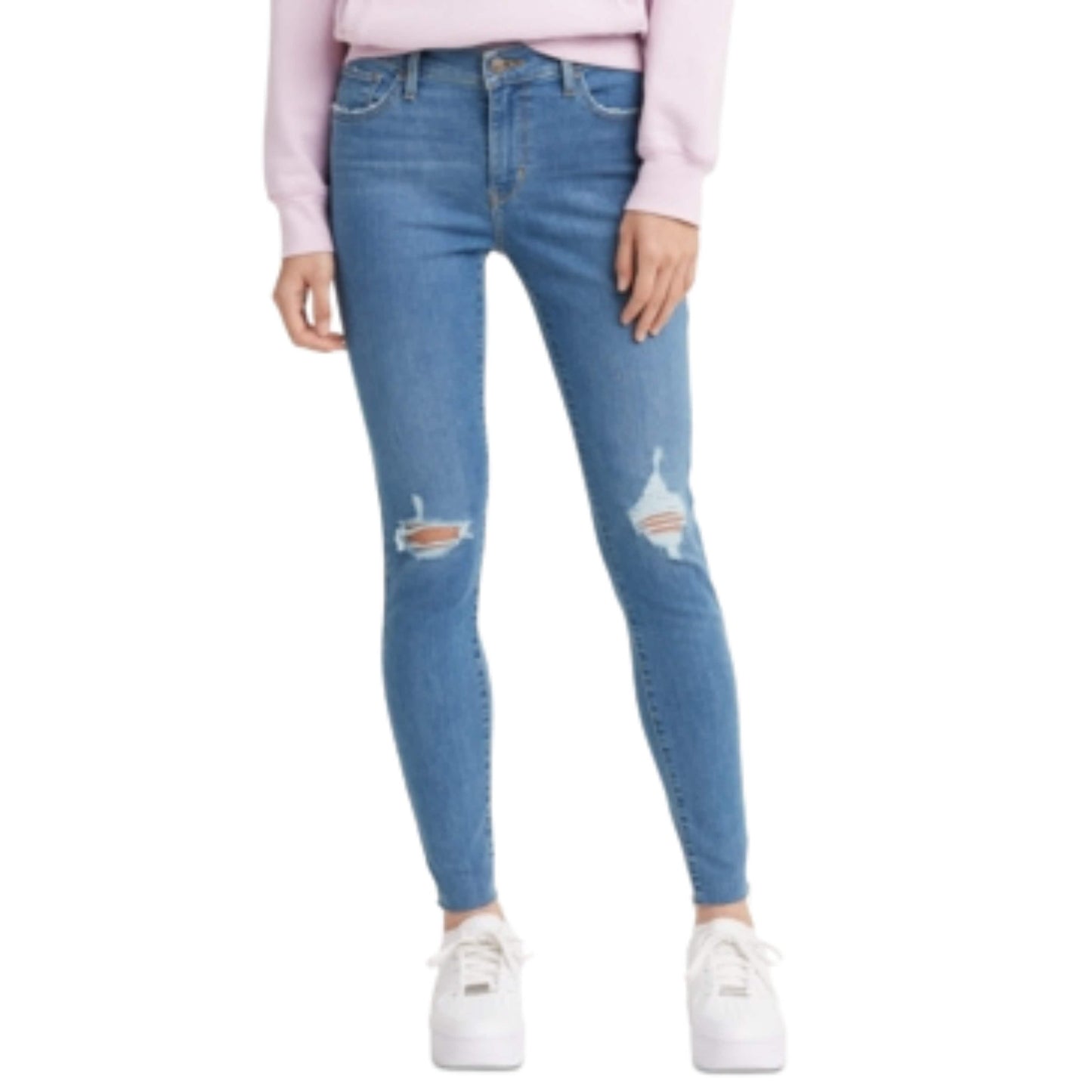 LEVI'S Womens Bottoms S / Blue LEVI'S  - 710 Super Skinny Jeans