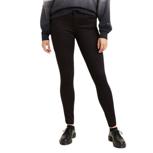 LEVI'S Womens Bottoms XS / Black LEVI'S - 710 Super Skinny Jeans in Short Length