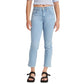 LEVI'S Womens Bottoms L / Blue LEVI'S - 724 High Rise Straight-Leg Crop Jeans