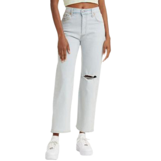 LEVI'S Womens Bottoms L / Blue LEVI'S -  Ribcage Straight Ankle Jeans in Short Length