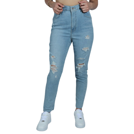 LEVI'S Womens Bottoms L / Blue LEVI'S - Super Skinny Jeans