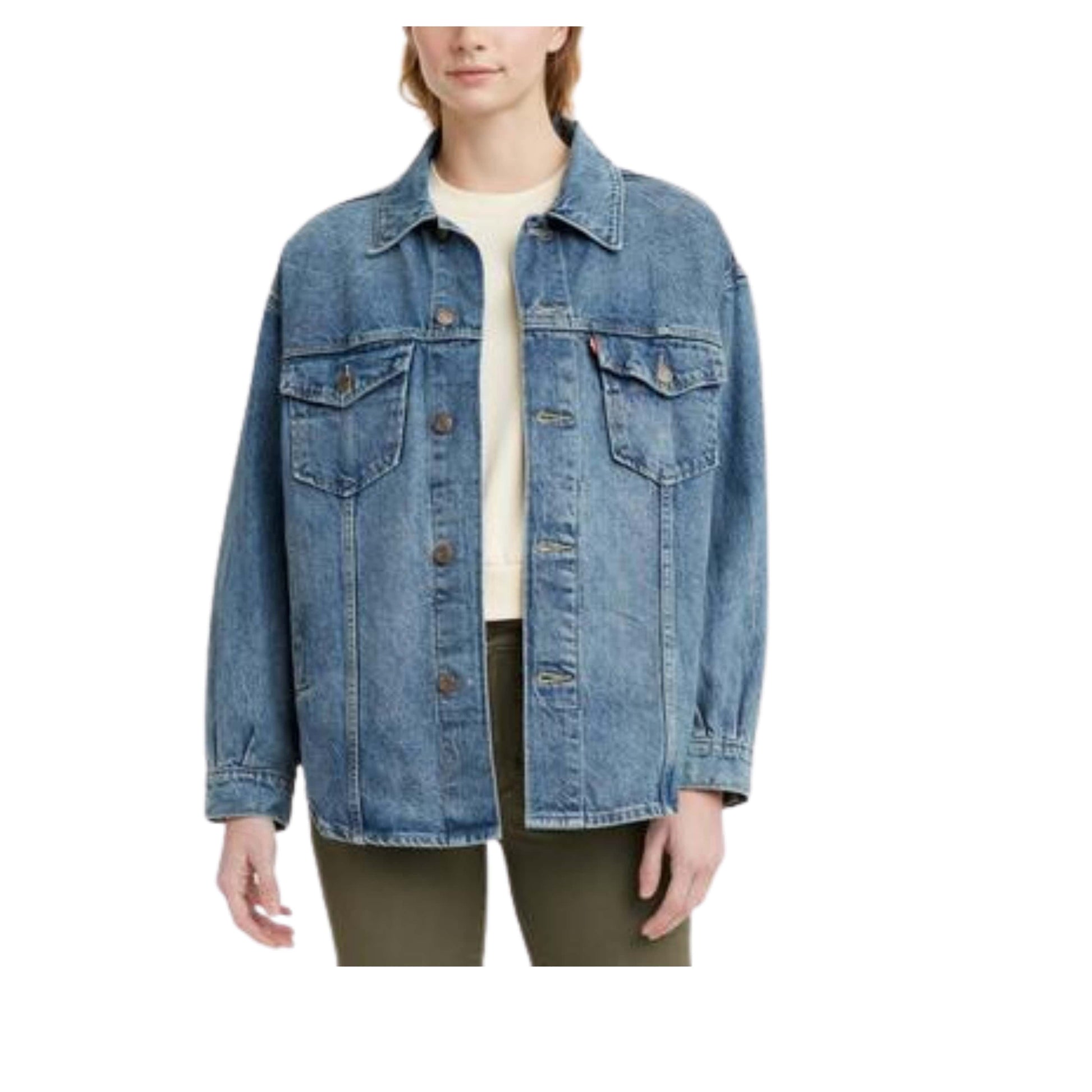 LEVI'S Womens Jackets L / Blue LEVI'S - Denim Shirt Jacket